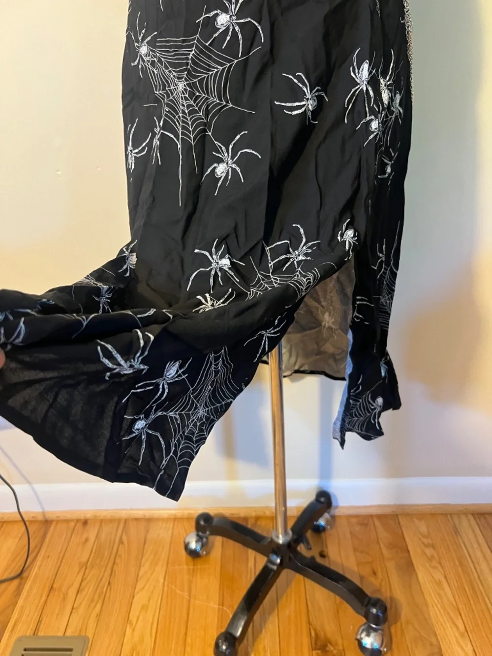 Hell Bunny Corporate Goth Midi Skirt - Picture 3 of 8